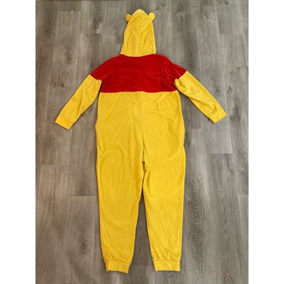 Disney Red and Yellow Winnie the Pooh Pajama Onesie - Picture 6 of 9